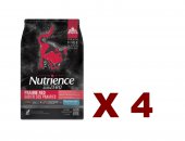 5磅 Nurience Sub-Zero 無穀物紅肉海魚+凍乾鮮牛肝全貓糧x4包, 加拿大製造
