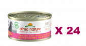 70克Almo Nature 天然三文魚+雞肉成貓罐頭(Jelly), 泰國製造 X 24罐特價 (可以混味)