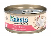 70克Kakato (貓主食) 雞肉及鴨肉主食貓罐頭, 泰國製造