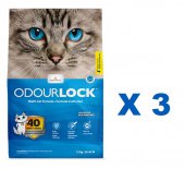 12公斤 Odourlock 強力除臭凝結貓砂x3包特價 (平均每包 $180), 加拿大製造