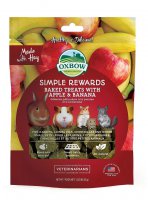 85克 Oxbow Apple & Banana Baked Treats 蘋果香蕉烤焗小食, 美國製造 (到期日: 8-2024)