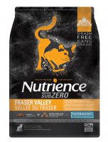 11磅 Nutrience Sub-Zero 無穀物雞肉火雞海魚+凍乾鮮雞肉全貓糧, 加拿大製造 (到期日: 12-2024)