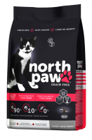 5.8公斤North Paw 無穀物雞肉+海魚全貓糧, 加拿大製造 (到期日: 6-2023)