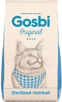 3公斤Gosbi 絕育及去毛球蔬果成貓糧, 西班牙製造 - 需要訂貨