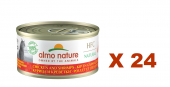 70克Almo Nature 天然雞肉+鮮蝦成貓罐頭, 泰國製造 X 24罐特價 (可以混味) - 缺貨. 6-4-2022 更新