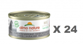 70克Almo Nature 天然吞拿魚+白飯魚成貓罐頭, 泰國製造 X 24罐特價 (可以混味)