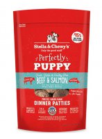 14安士 Stella&Chewys Beef & Salmon Puppy Recipt 無穀物幼犬牛肉+三文魚凍乾生肉狗糧, 美國製造 - 需要訂貨