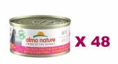 70克Almo Nature 天然三文魚+雞肉成貓罐頭(Jelly), 泰國製造 X 48罐特價 (可以混味)