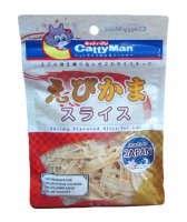 25克 CattyMan Shrimp Flavoured Slice 鮮蝦銀鱈魚絲, 日本製造 (到期日: 5-2024)