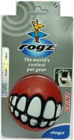 ROGZ 空心浮水膠球, 可放零食 - 大，紅色
