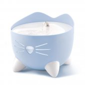 Catit Pixi 噴泉式寵物飲水機 (藍色) , 適合貓貓或小型寵物使用, 中國製造
