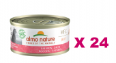 70克Almo Nature 天然三文魚成貓罐頭(Jelly), 泰國製造 X 24罐特價 (可以混味)