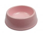 寵物用膠製食物碗 , 中 , 粉紅色