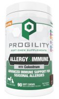 90粒 Progility Allergy Relief Soft Chew Supplements 過敏緩解配方肉粒 (犬用), 美國製造 (到期日: 7-2025)