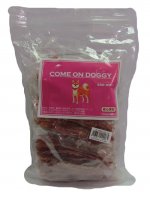 1公斤 Come On Doggy 極上鴨肉切絲狗小食 (內有獨立包裝 100克X10包) 中國製造 (到期日: 7-2024)