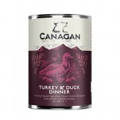 400克 Canagan Turkey & Duck Dinner 無穀物火雞+鴨肉主食狗罐頭, 英國製造