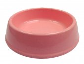 寵物用膠製食物碗 , 大 , 粉紅色