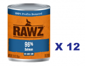 354克 RAWZ Salmon 無穀物三文魚肉醬狗罐頭x12罐 (平均每罐$33), 美國製造
