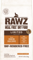 3.5磅 RAWZ 無穀物單一蛋白鴨肉狗糧 , 美國製造 (到期日: 3-2023)