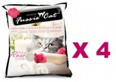 10公升 Fussie Cat cat snad 玫瑰味貓砂x4包特價 (平均每包 $55), 中國製造
