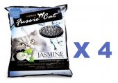 10公升 Fussie Cat 茉莉味貓砂 X4包特價 (平均每包 $55), 中國製造