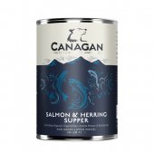 400克 Canagan Salmon & Herring Super 無穀物三文魚+鯡魚主食狗罐頭, 英國製造