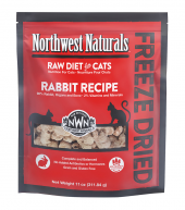 11安士 NorthWest Naturals Freeze Dried Rabbit Recipe 無穀物脫水凍乾兔肉貓糧, 美國製造 (到期日: 8-2024)