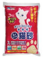 7公升 Mityan 三上單孔玉米豆腐砂 (紅色袋), 日本製造