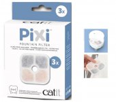 Catit Pixi filter 3件裝噴泉式寵物飲水機過濾棉, 適合貓貓或小型寵物使用, 中國製造 - 需要訂貨