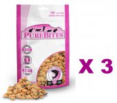 26克PureBites 凍乾三文魚貓小食, 美國製造 X 3包特價 (平均每包 $45)