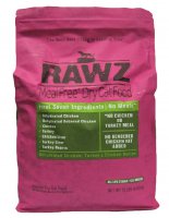 10磅 RAWZ 無穀物天然脫水雞肉+火雞肉+雞肉貓糧, 美國製造