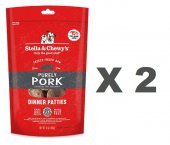 14安士Stella&Chewys 無穀物單一蛋白豬肉凍乾生肉狗糧 X 2包特價