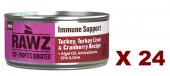155克 RAWZ Grain Free 無穀物火雞火雞肝蔓越莓肉醬貓罐頭 X 24罐特價 (平均每罐 $30) < 增強免疫系統 >, 美國製造