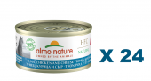 70克Almo Nature 天然吞拿魚+雞肉+芝士成貓罐頭, 泰國製造 X 24罐特價 (可以混味)