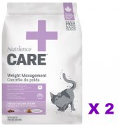 5磅 Nutrience Care 無穀物雞肉體重控制成貓糧x2包特價 (平均每包 $324), 加拿大製造