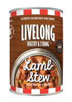 340克 LiveLong Lamb Stew 無穀物燉煮羊肉主食狗罐頭, 美國製造