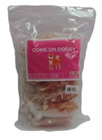 1公斤 Come On Doggy 極上雞肉包鱈魚狗小食 (內有獨立包裝 100克X10包) 中國製造 (到期日: 10-2024)