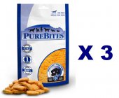 57克 PureBites Freeze Dried Cheddar Cheese 凍乾純車打芝士狗小食x3包特價 (平均每包 $45) 美國製造 (到期日: 4-2024)