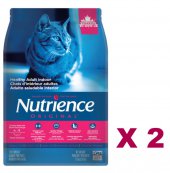 5.5磅 Nutrience Original 天然雞肉糙米室內成貓糧 X 2包特價 (平均每包 $162.5)