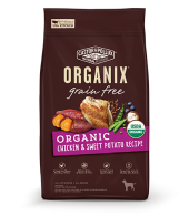 10磅 Organix Grain Free Chicken & Sweet Potato Recipe 有機無穀物雞肉甜薯全犬糧, USDA 美國製造 (到期日: 10-2024)