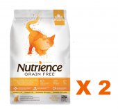 5.5磅 Nutrience grain free 無穀物火雞+雞肉+鲱魚全貓糧X2包特價 (平均每包 $257.5) < 防敏之選 > 加拿大製造 (到期日: 5-2023)