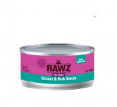 85克 RAWZ Shredded Tuna & Chicken Recipe 無穀物吞拿魚及雞肉肉絲貓罐頭, 泰國製造