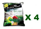 10公升 Fussie Cat 蘋果味貓砂x4包特價 (平均每包 $55), 中國製造