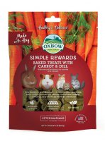 85克 Oxbow Carrot & Dill Baked Treats 紅蘿蔔小茴烤焗小食. 美國製造 (到期日: 12-2022)