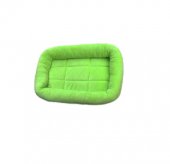 四方淨色絨毛床墊, 細 - 綠色