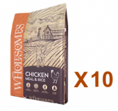 15磅 Sportmix Wholesomes Chicken Meal & Brown Rice 天然雞肉全貓糧x10包特價 (平均每包 $200) 美國製造