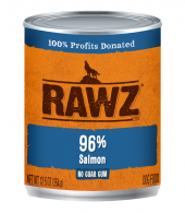 354克 RAWZ Salmon 無穀物三文魚肉醬狗罐頭, 美國製造