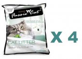 10公升 Fussie Cat cat sand 原味貓砂x4包特價 (平均每包 $55) 中國製造