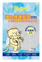 5公斤 Enjoy 爽身粉味凝結貓砂 (EJ50194), 中國製造  