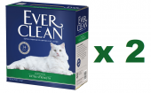 25磅 Everclean 無香味特強配方貓砂 (綠邊)x2箱特價(平均每箱 $190) 美國製造